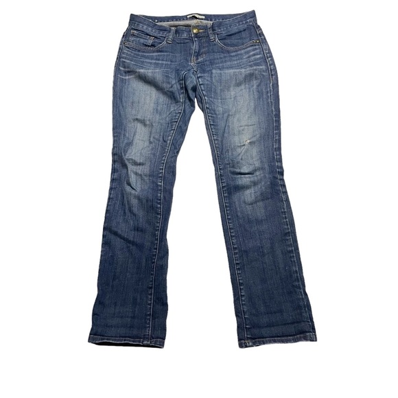 CAbi Skinny Slim Leg Distressed Casual Boho Preppy Jeans Size 2 Streetwear - Picture 2 of 7